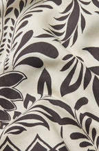 Isolde Black Leaf Print Loose Shirt
