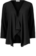 Itally Black Jersey Cardigan