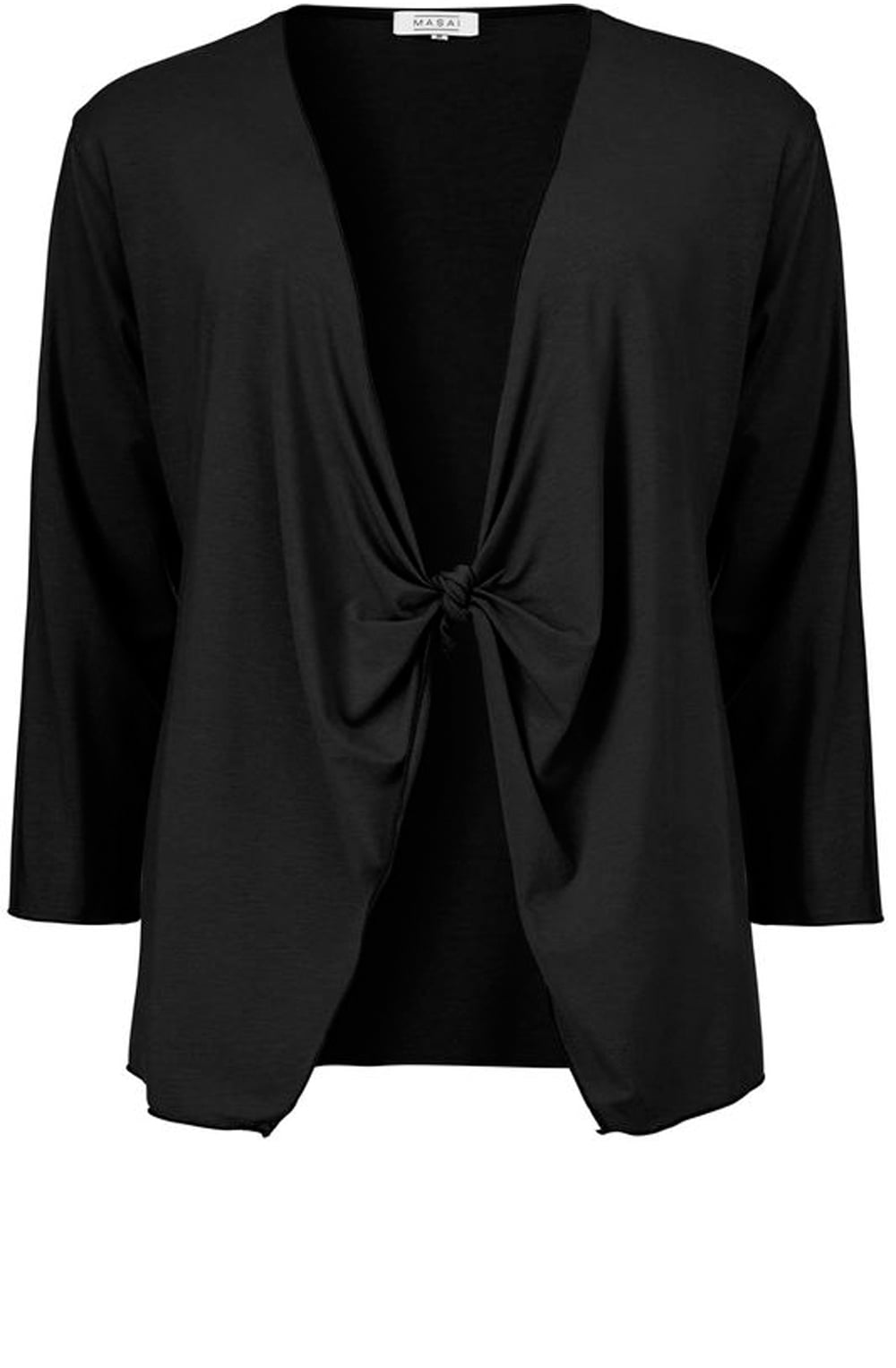 Itally Black Jersey Cardigan