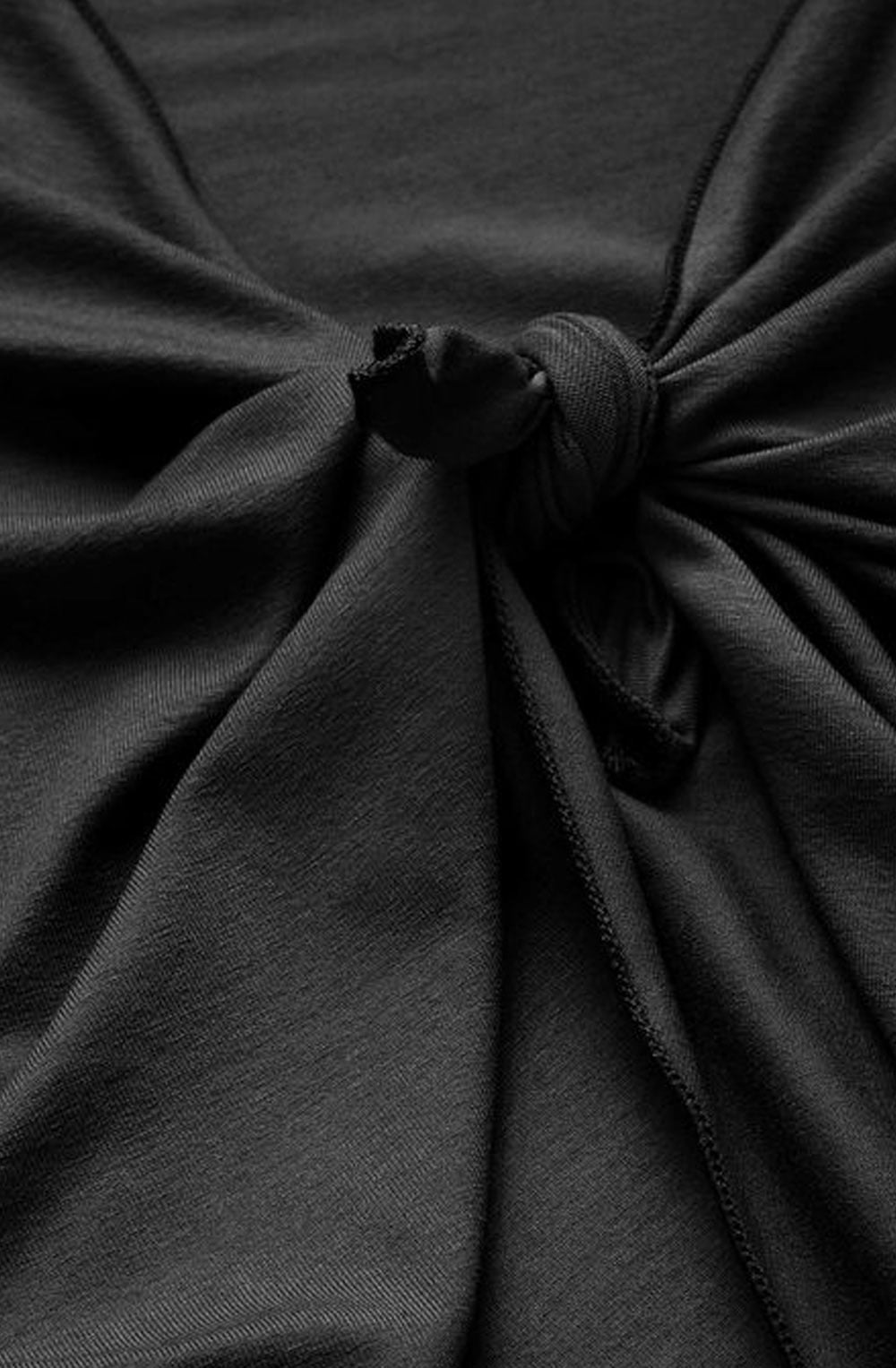 Itally Black Jersey Cardigan