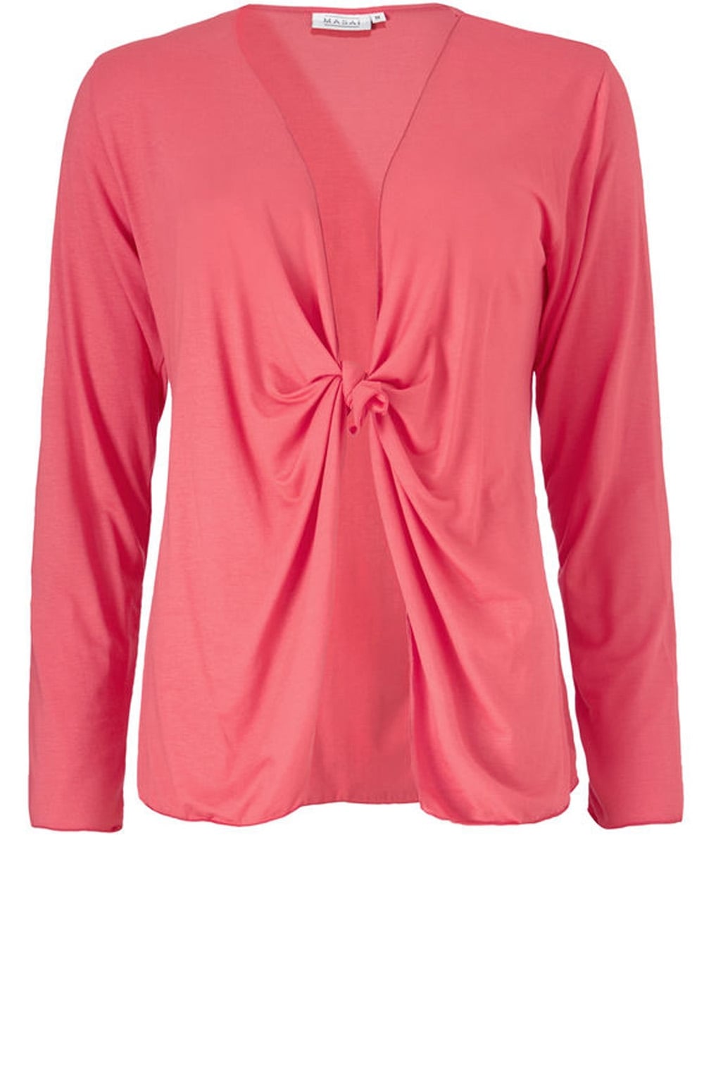 Itally Coral Jersey Cardigan