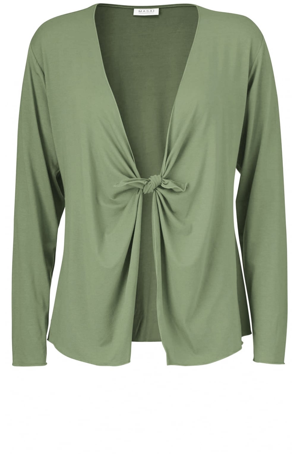 Itally Green Jersey Cardigan