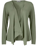 Itally Khaki Jersey Cardigan