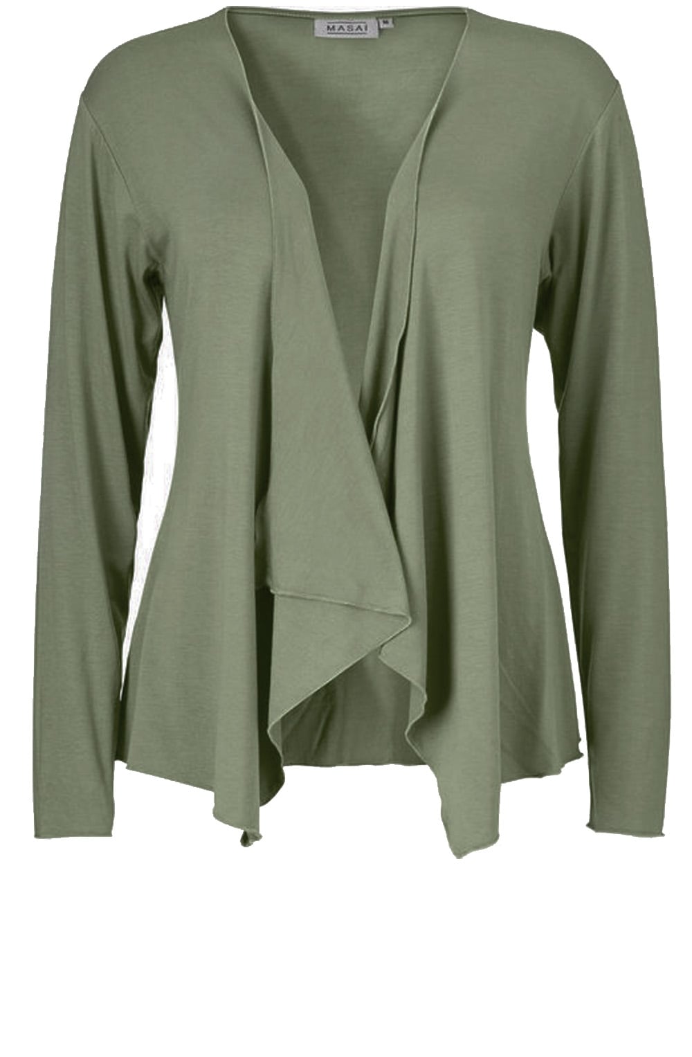 Itally Khaki Jersey Cardigan