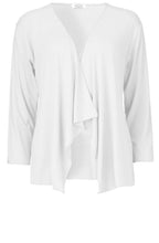 Itally White Jersey Cardigan