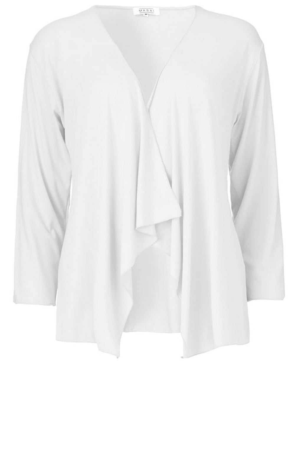 Itally White Jersey Cardigan