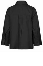 Ivesonna Embellished Placket Black Shirt