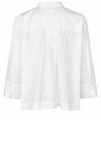 Ivesonna Embellished Placket White Shirt