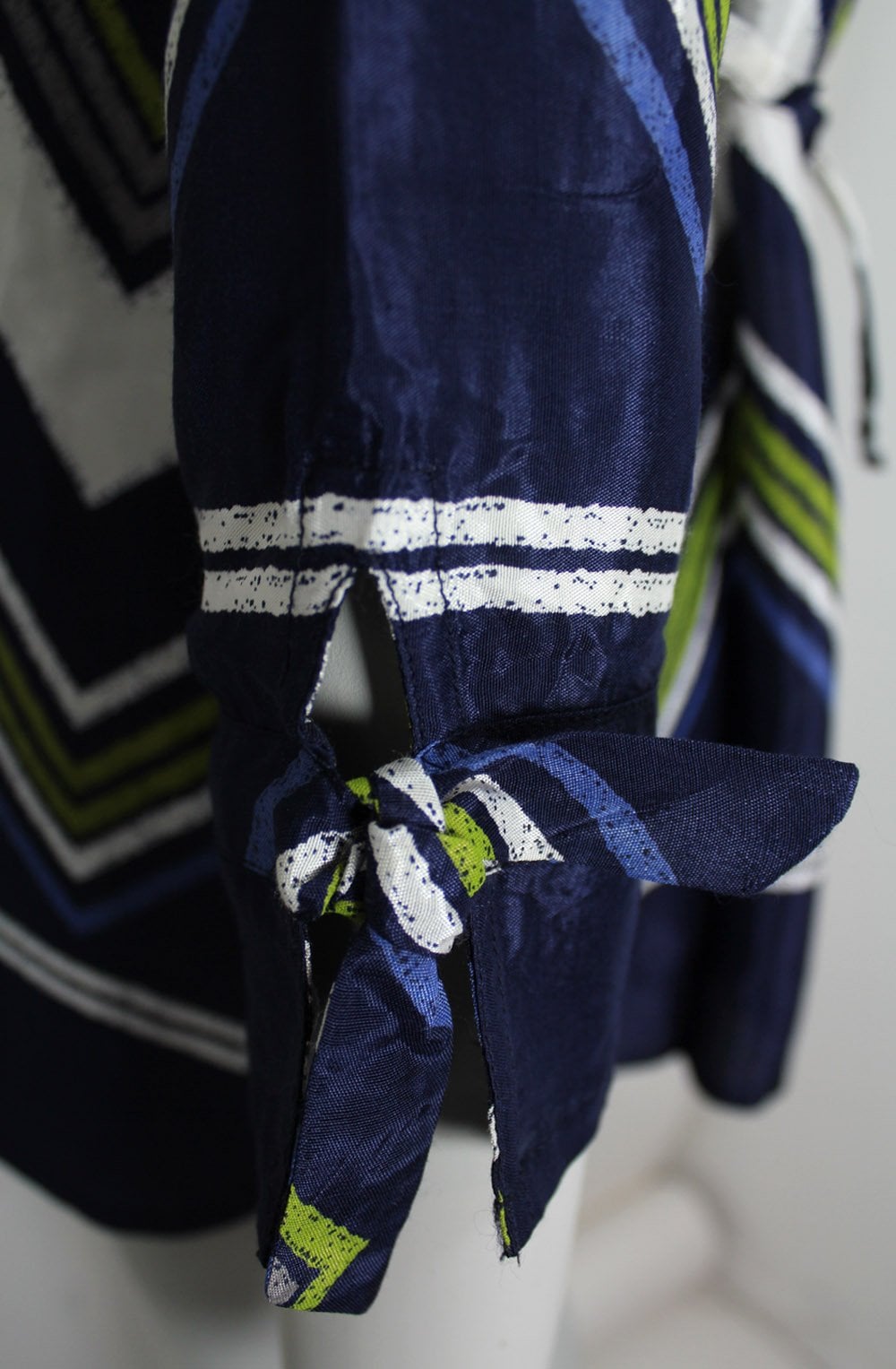 Ivonne Lime Zig Zag Print Blouse