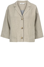 Jade Neutral Linen Jacket