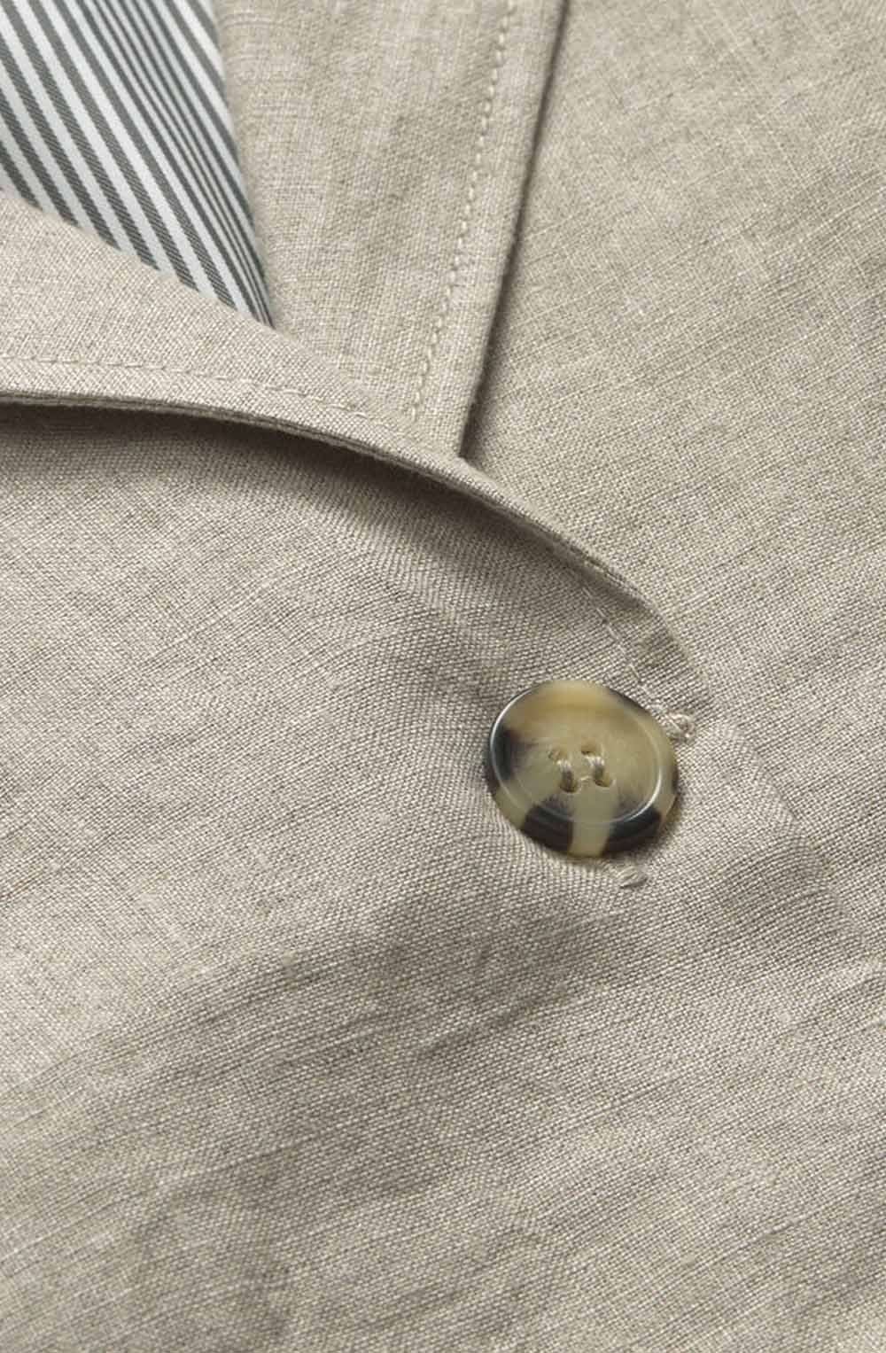 Jade Neutral Linen Jacket