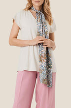 Jadeite Floral Print Along Scarf
