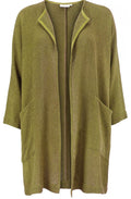 Jael Woven Knit Army Jacket