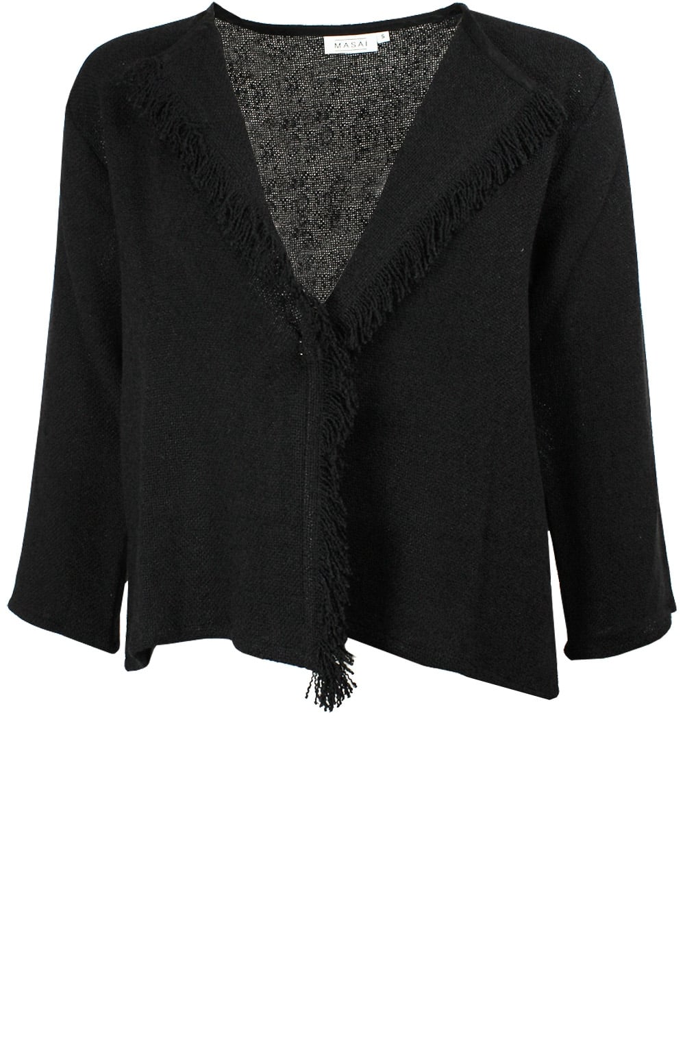 Jalil Black Woven Knit Jacket