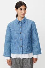 Jalindra Basic Denim Blue Quilted Jacket