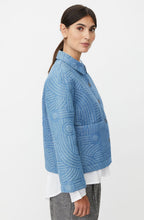 Jalindra Basic Denim Blue Quilted Jacket
