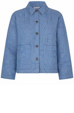 Jalindra Basic Denim Blue Quilted Jacket