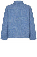 Jalindra Basic Denim Blue Quilted Jacket