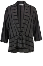 Janella Black Original Striped Jacket