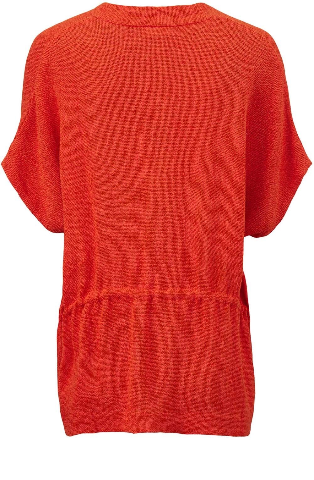 Jay Woven Poppy Waistcoat