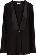 Jenny Black Statement Collar Jacket