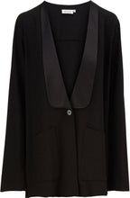 Jenny Black Statement Collar Jacket
