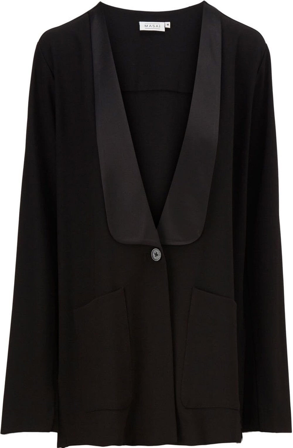 Jenny Black Statement Collar Jacket