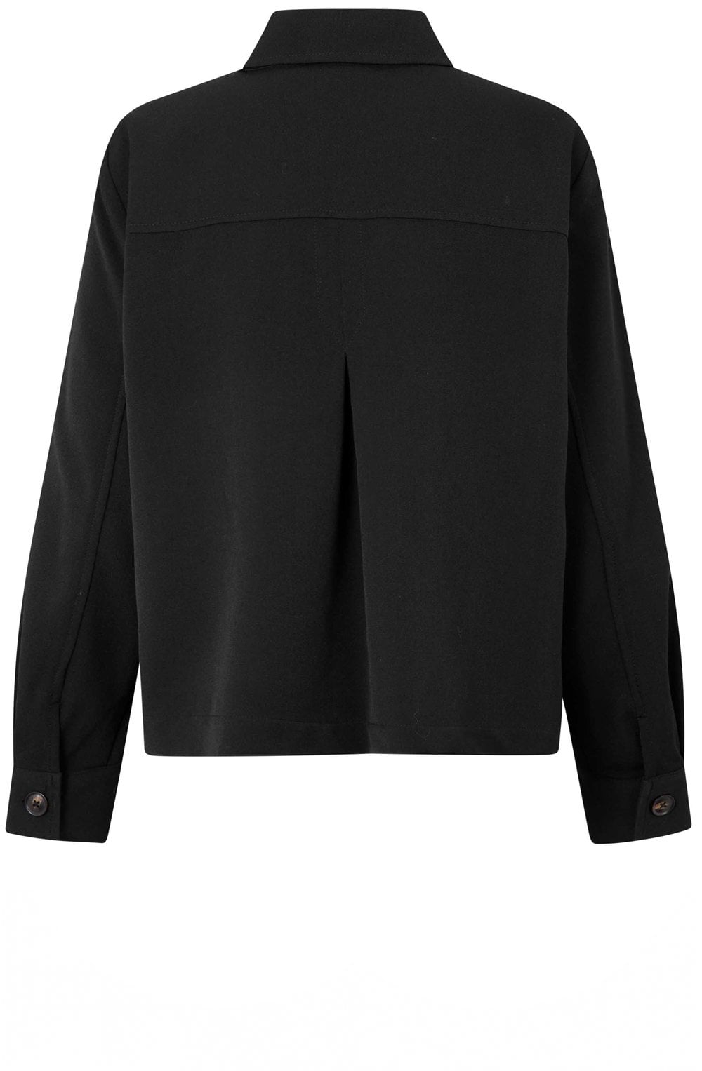 Jettina Black Shirt Jacket
