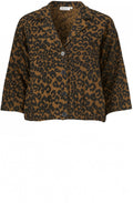 Jocelin Leopard Print Jacket