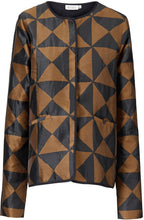 Joleen Monks Robe Triangle Print Jacket
