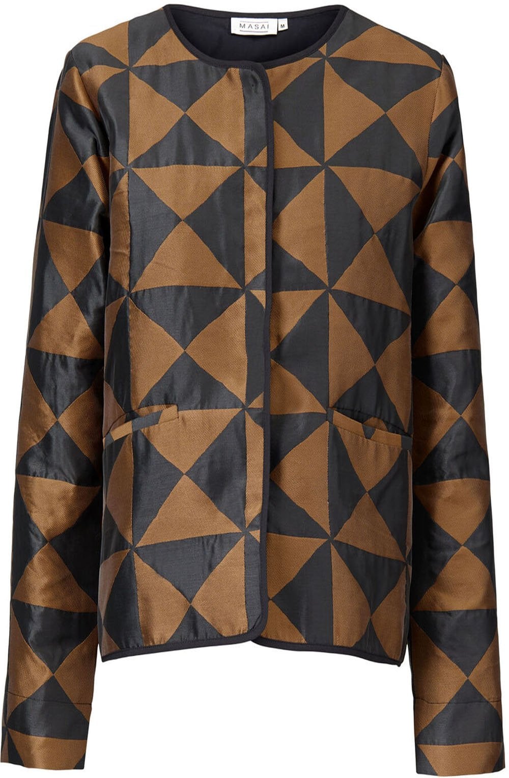 Joleen Monks Robe Triangle Print Jacket