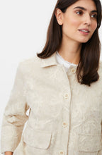 Jovalyne Natural Embroidered Linen Mix Jacket