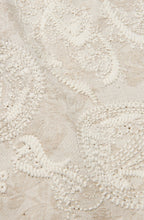 Jovalyne Natural Embroidered Linen Mix Jacket