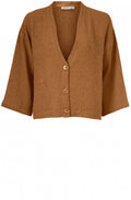 Juliana Tan Woven Knit Jacket