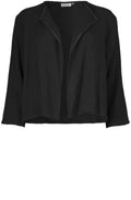 Julitta Black Woven Knit Jacket