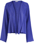 Julitta Blue Woven Knit Jacket