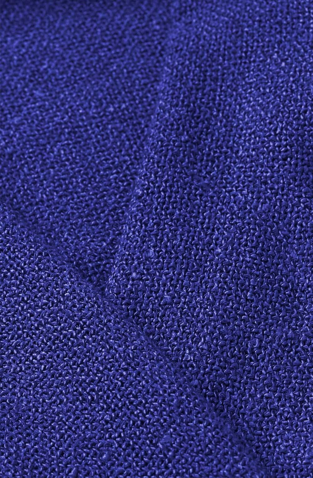 Julitta Blue Woven Knit Jacket