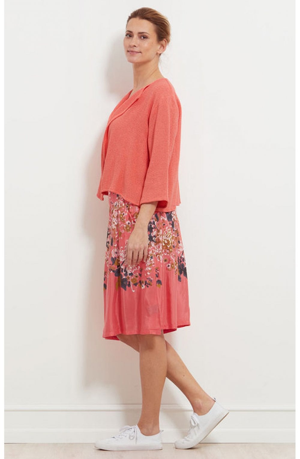 Julitta Blush Woven Knit Jacket