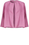 Julitta Pink Woven Knit Jacket