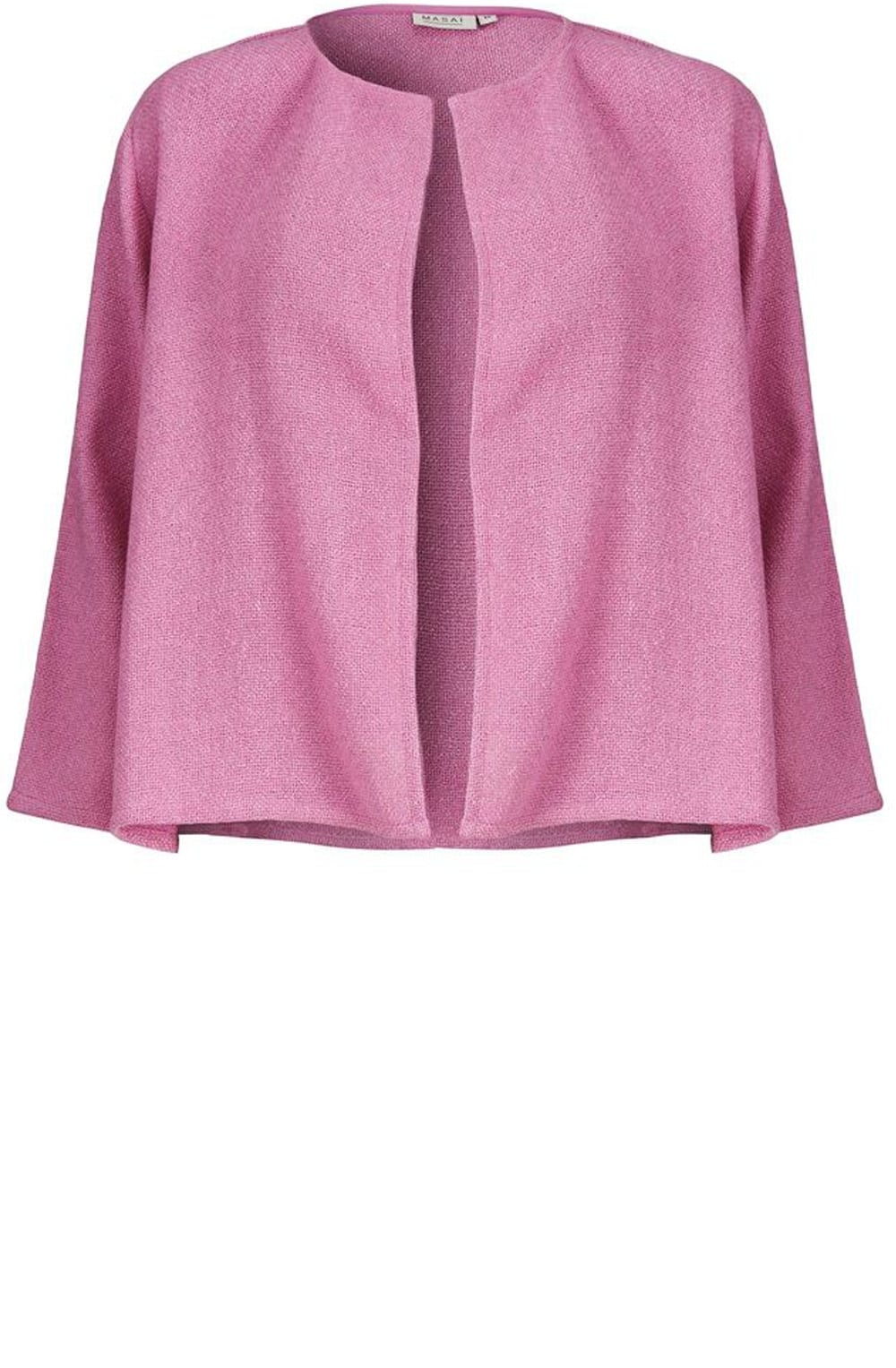 Julitta Pink Woven Knit Jacket