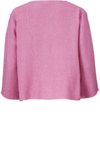 Julitta Pink Woven Knit Jacket
