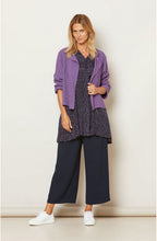 Julitta Violet Woven Knit Jacket