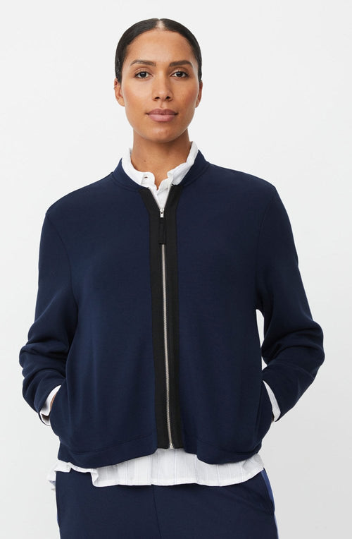 Junesse Navy Blazer Weighted Jersey Jacket