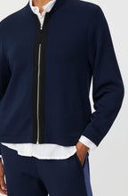 Junesse Navy Blazer Weighted Jersey Jacket