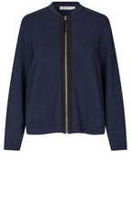 Junesse Navy Blazer Weighted Jersey Jacket