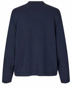 Junesse Navy Blazer Weighted Jersey Jacket