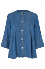 Juvila Washed Denim Shirt Jacket