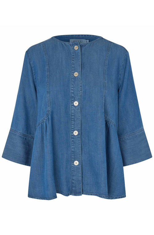 Juvila Washed Denim Shirt Jacket