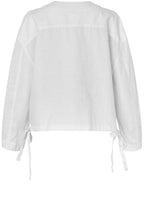 Jynthera White Linen Jacket