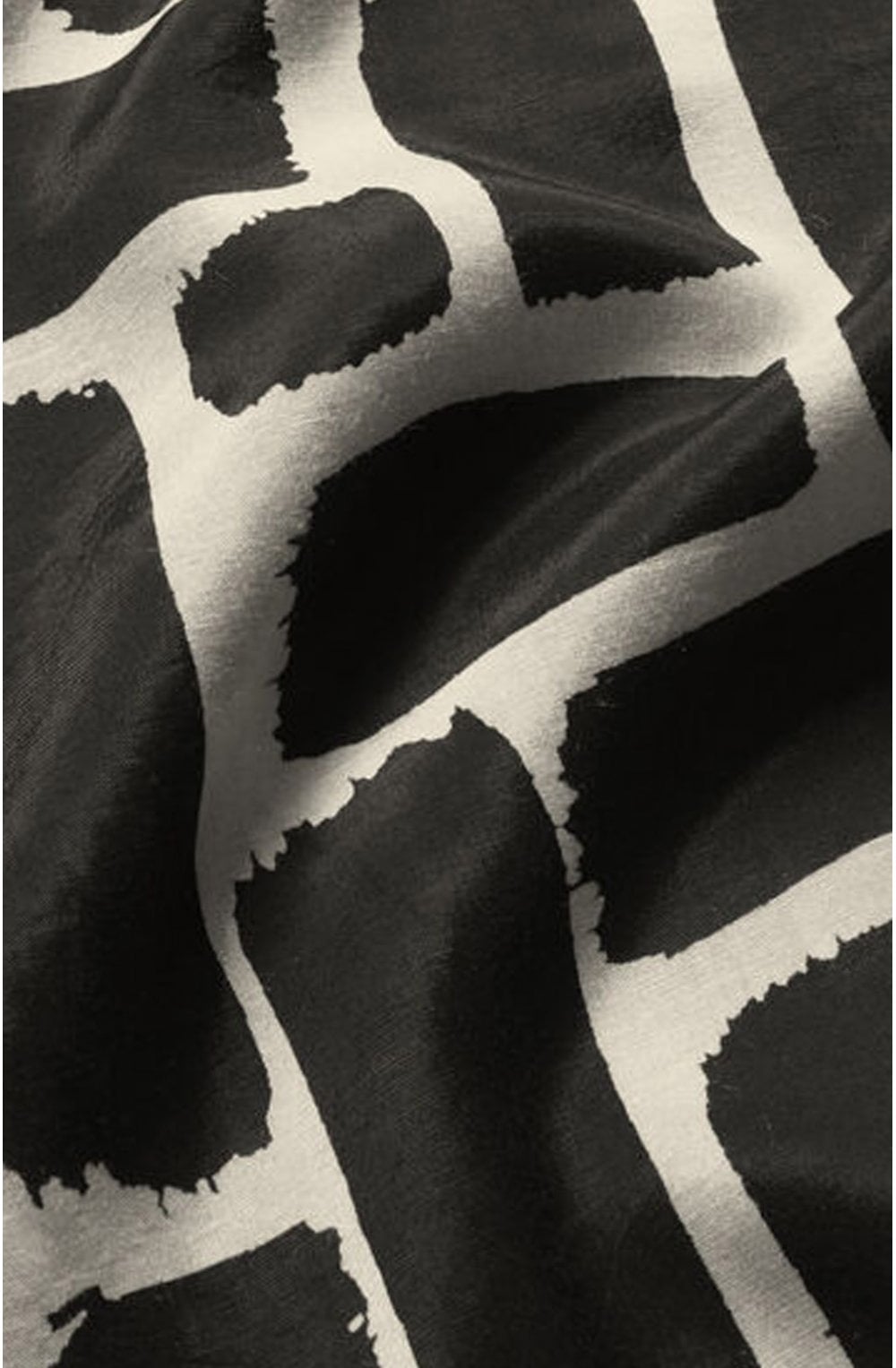Kaisa Black & Cream Bold Print Top